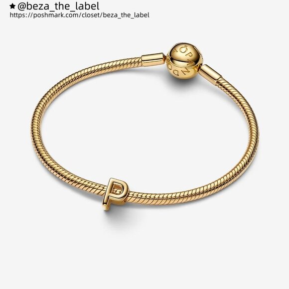 Pandora Letter P Alphabet Mini Charm|Pendant - Picture 3 of 5